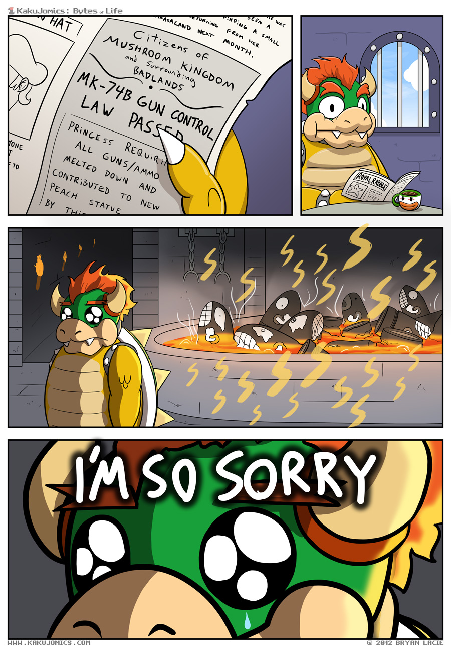 In the Mushroom Kingdom, statues stare back...