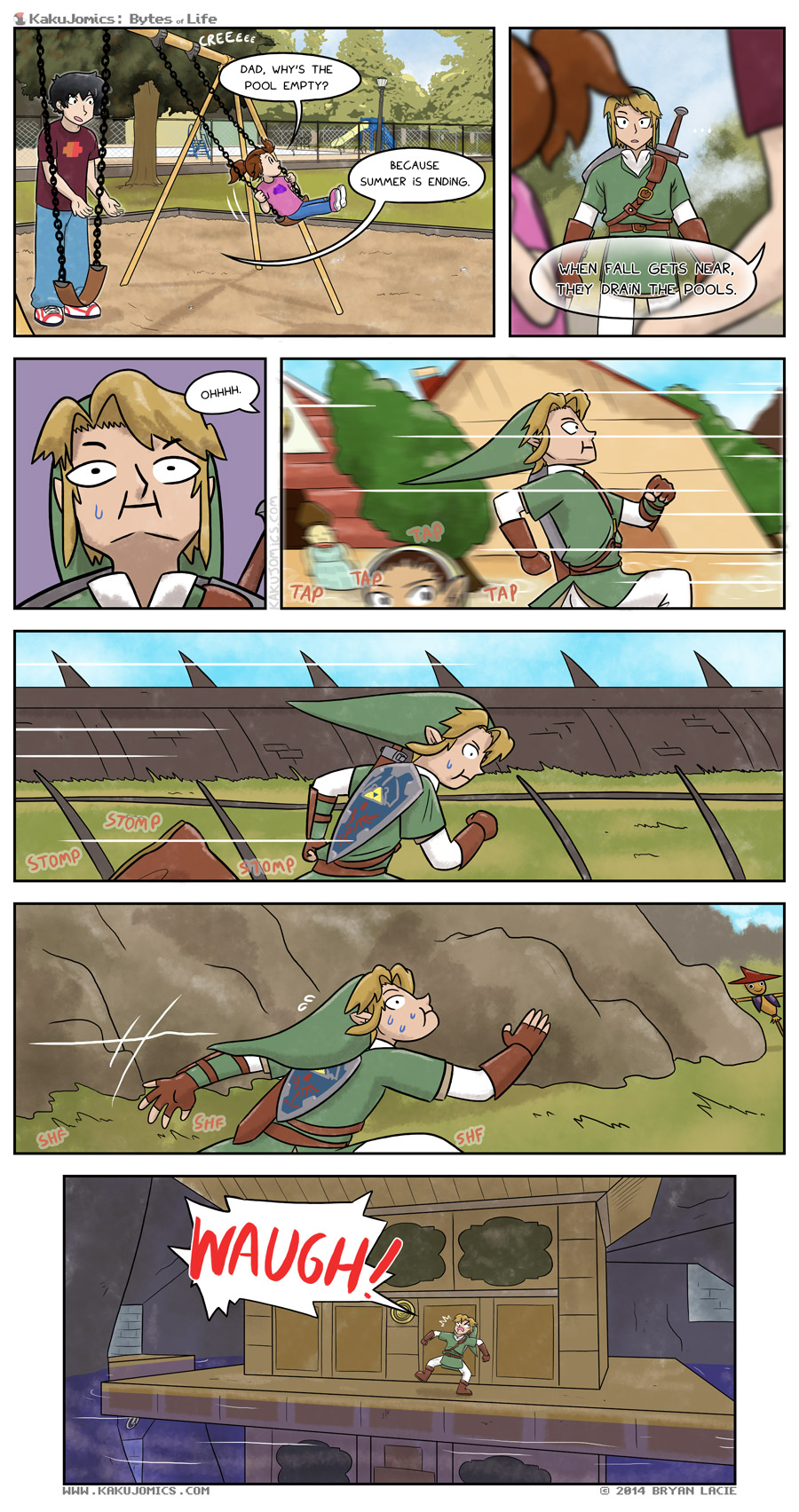 Don't pretend like it would have helped you, Link.